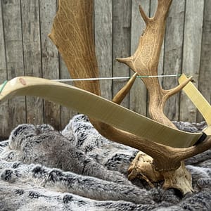 Vav laminated Turkish puta bow by OKCUBABA in beige