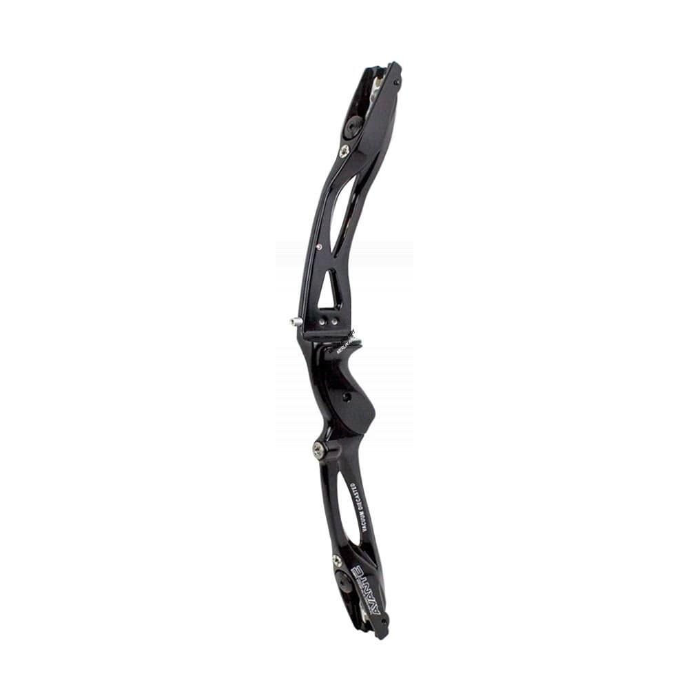 Black Samick Avante 25 inch aluminum recurve riser for Olympic archery