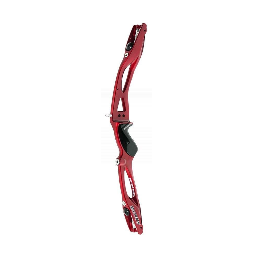 Red Samick Avante 25 inch aluminum recurve riser for Olympic archery