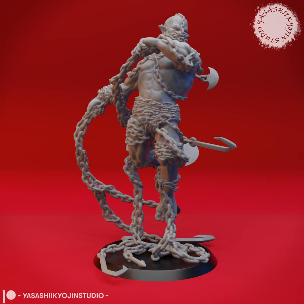 Chain Devil Miniature – Writhing Horror of Hooks and Chains