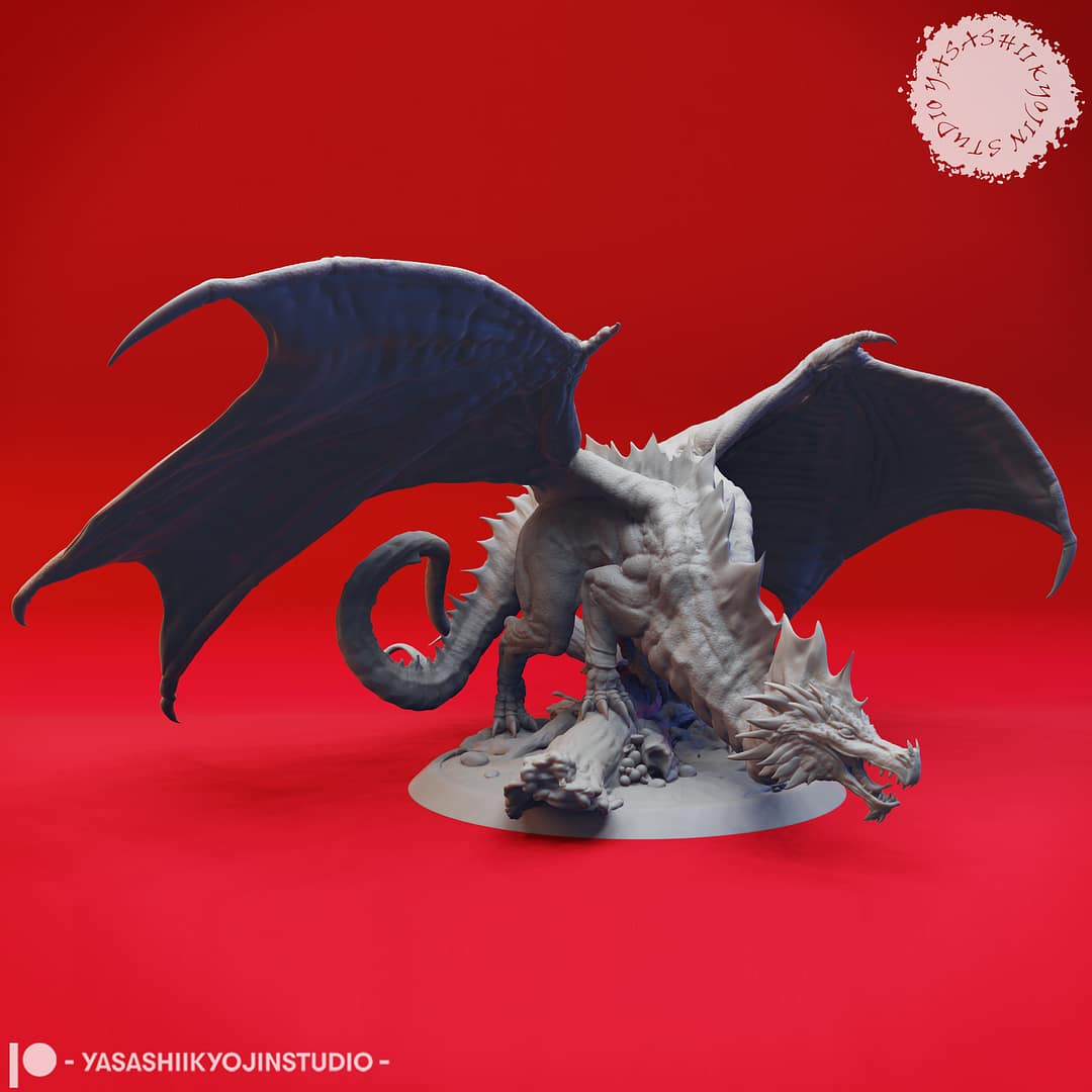 Adult Green Dragon Miniature – Forest Tyrant - Image 4