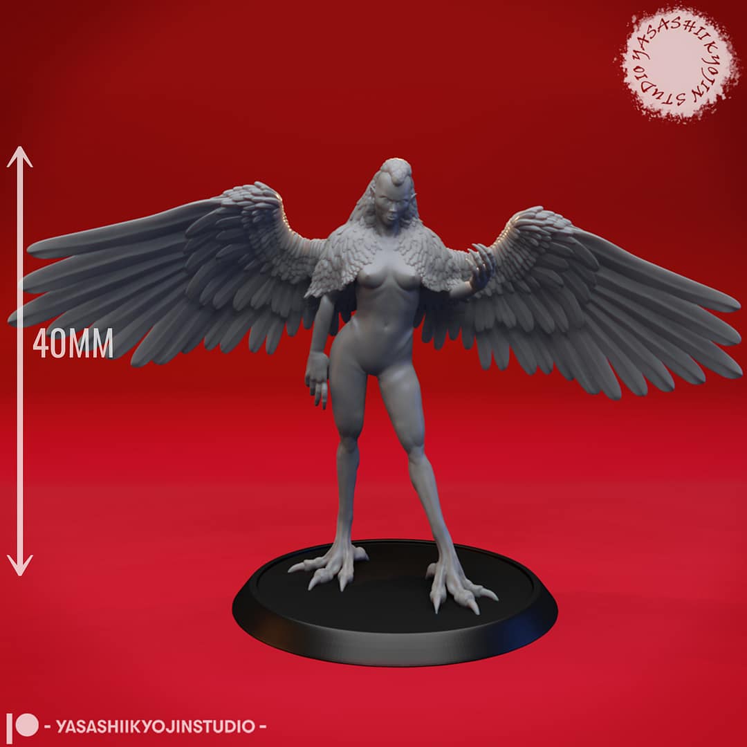 Harpy Miniature – Siren of Screams - Image 6
