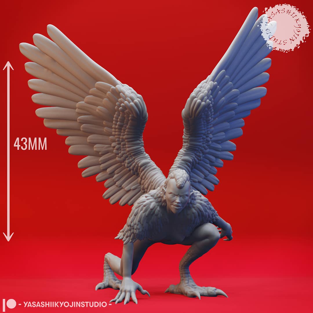 Harpy Miniature – Siren of Screams - Image 20
