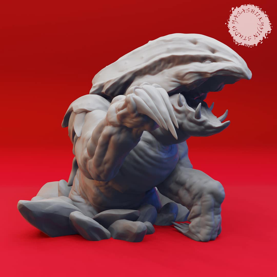 Bulette Miniature – Fearsome Land Shark for Your Table Games - Image 4