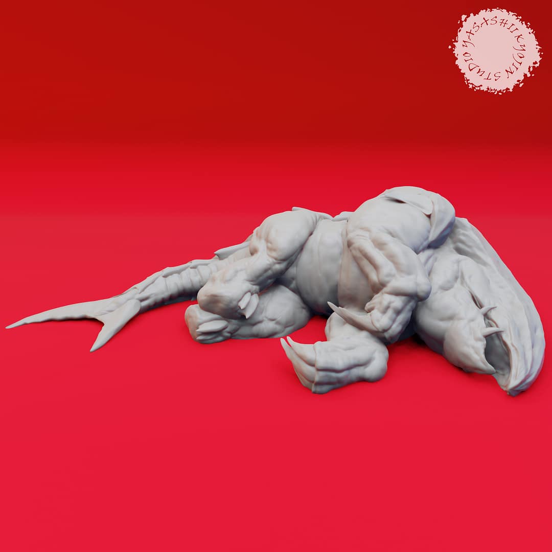 Bulette Miniature – Fearsome Land Shark for Your Table Games - Image 6