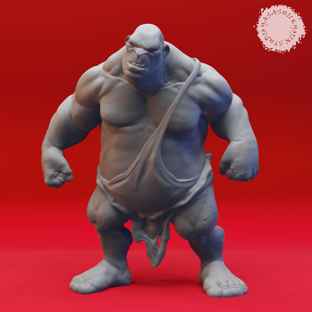 Ogre Warband Miniature Set – Thunderous Muscle for Your Tabletop Mayhem - Image 9