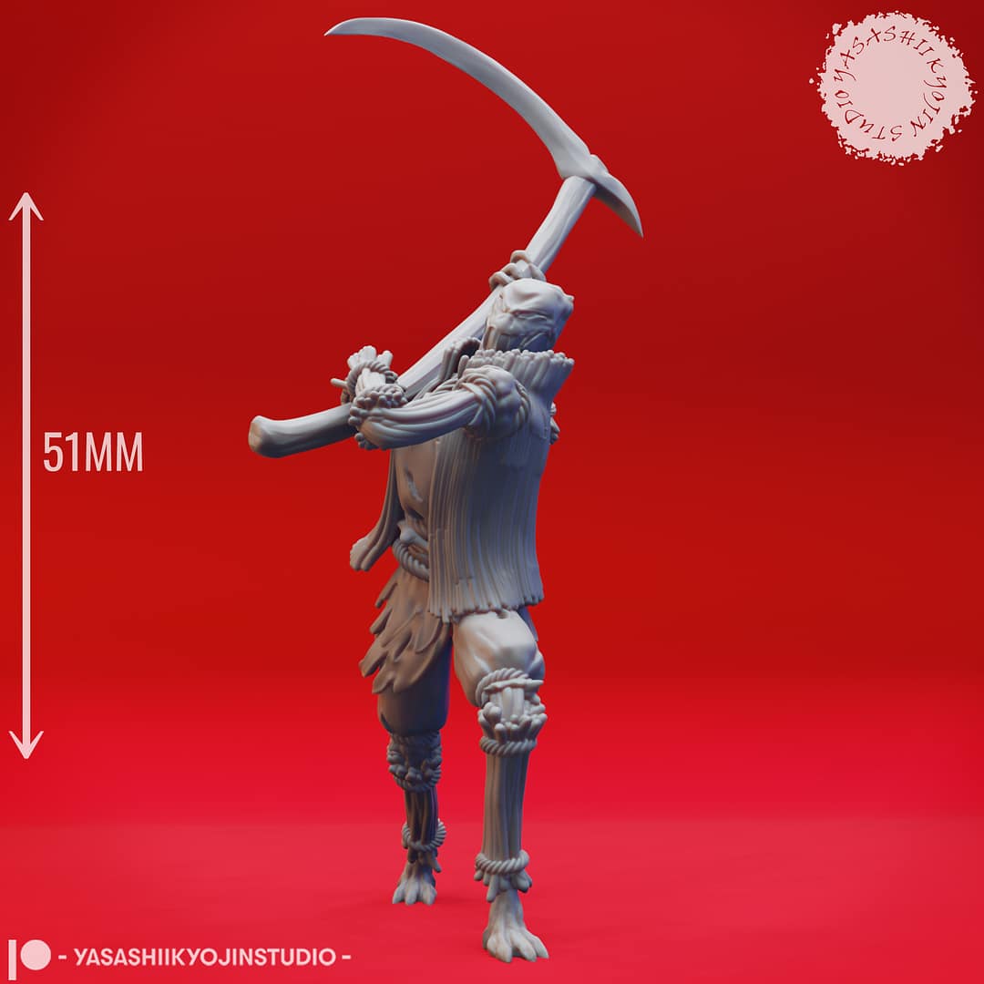 Twisted Scarecrow Miniature – Haunted Field Horror - Image 16