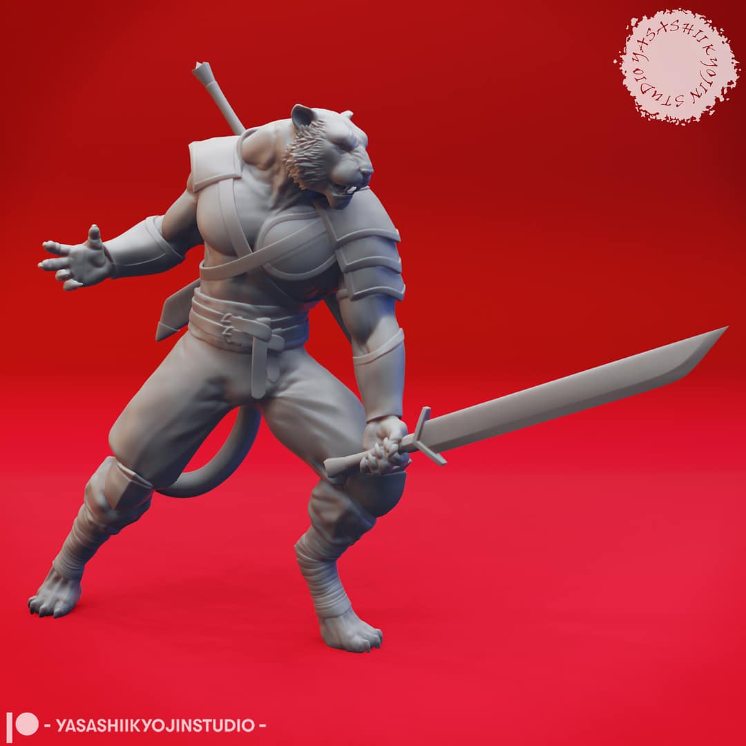 Tabaxi Adventurer Miniatures – The Feline Fellowship - Image 3