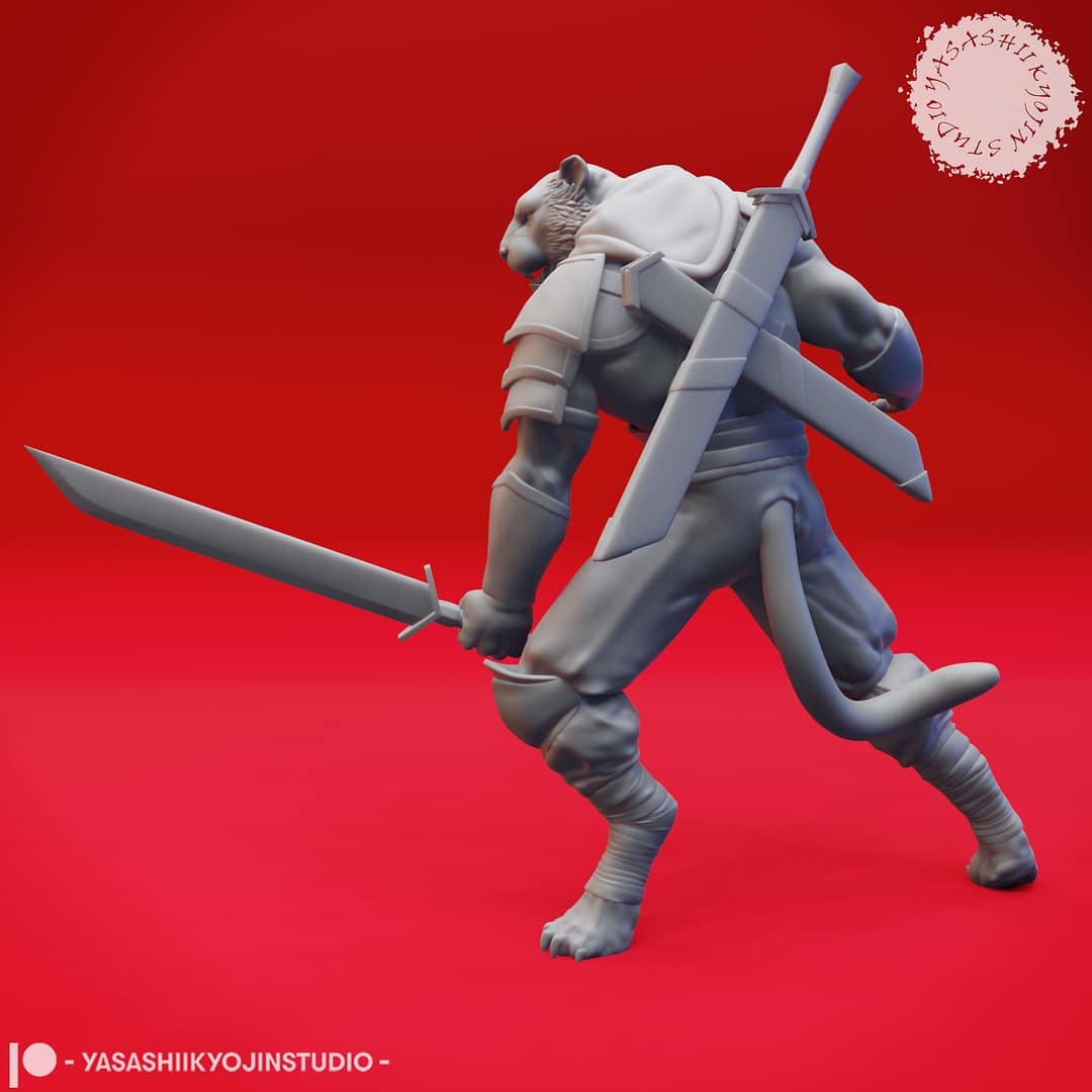 Tabaxi Adventurer Miniatures – The Feline Fellowship - Image 4