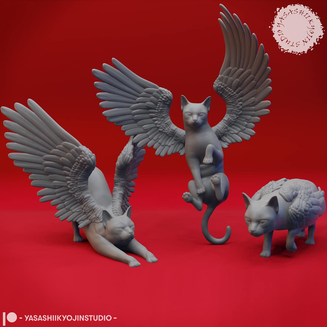 Tressym Miniature – Winged Cat Familiar - Image 14