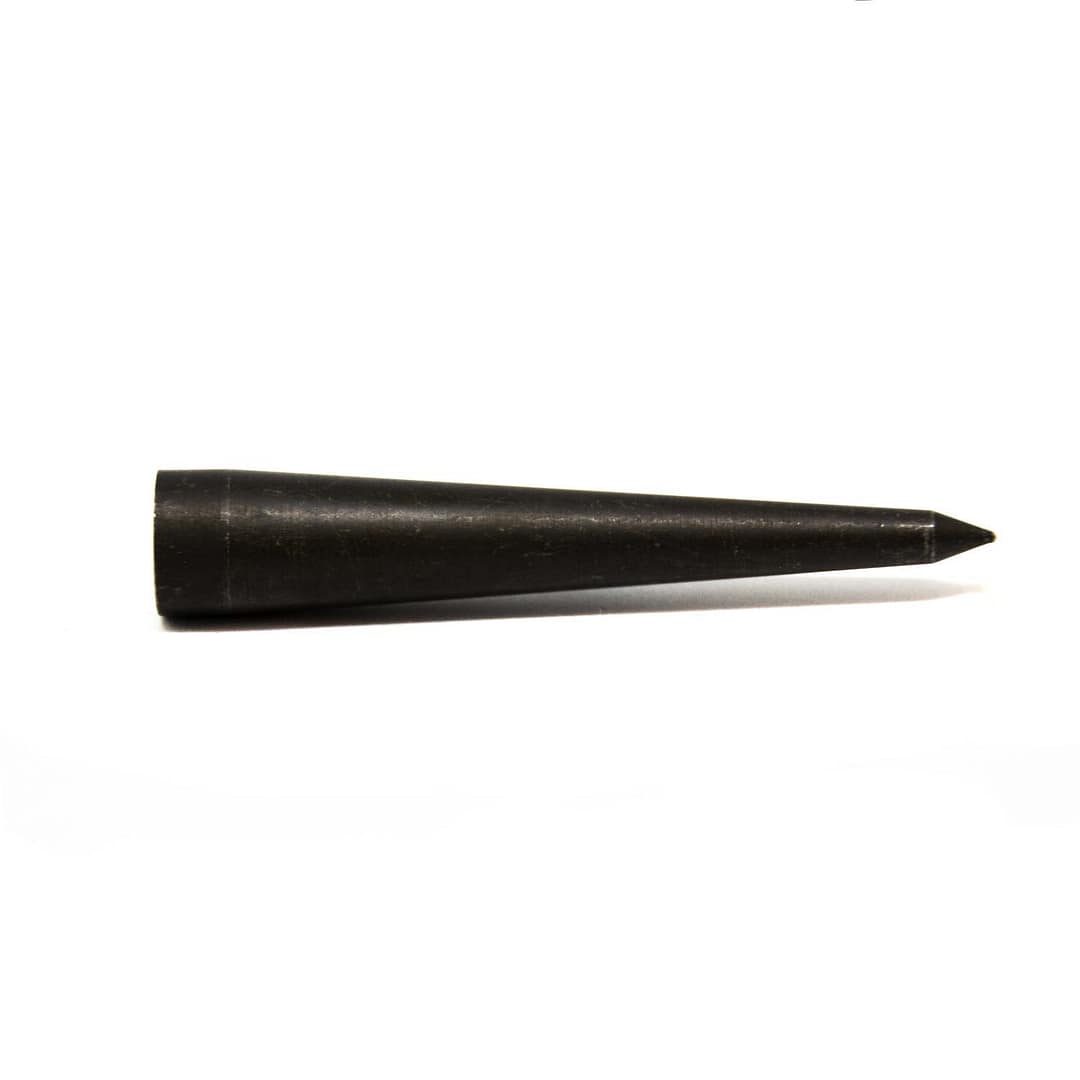 A Tipping Point Steel Screw-In Arrow Points – "Longobarda", made from hardened steel for wood arrows. These durable arrow tips offer enhanced penetration, stability, and accuracy for traditional archery and hunting.
