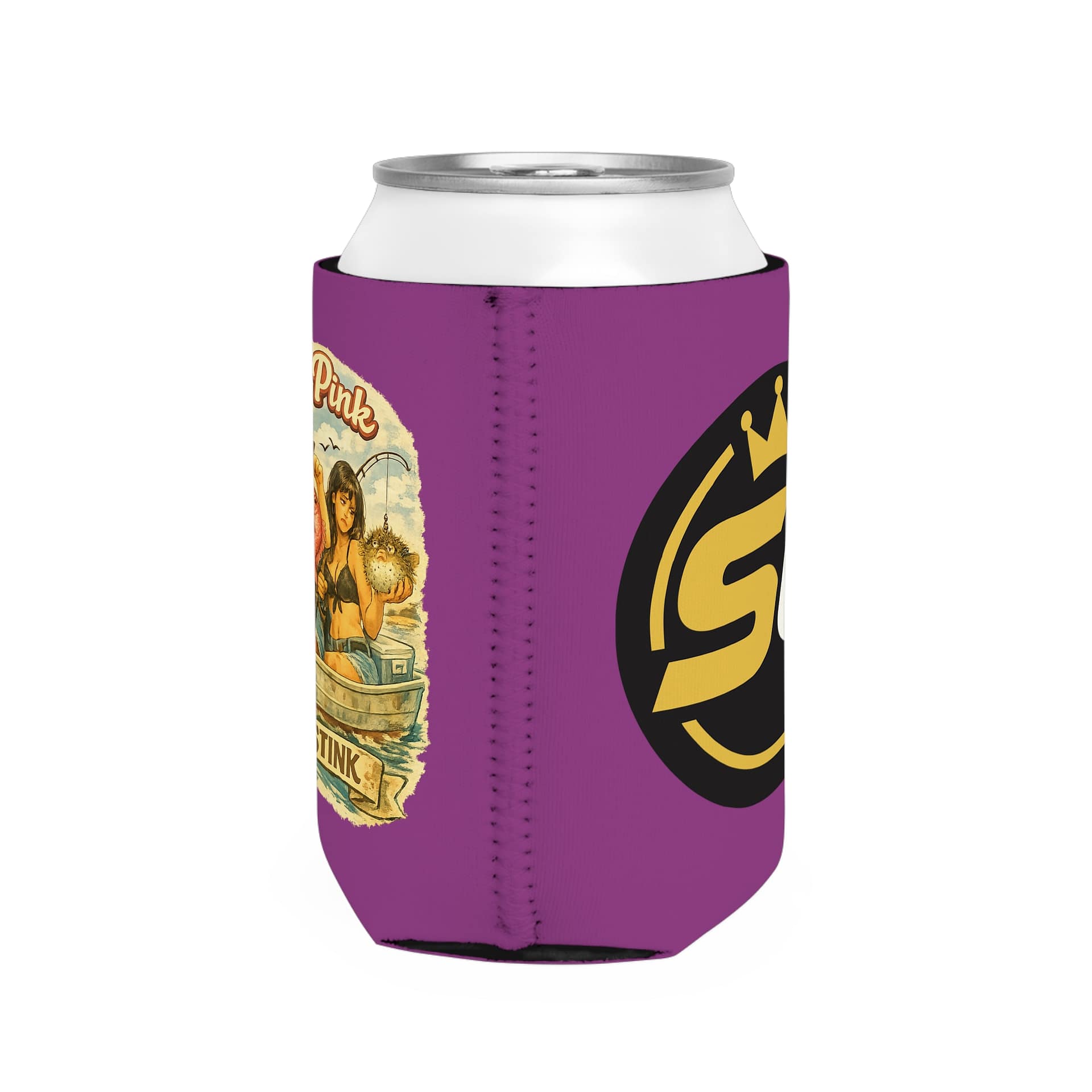 'Two in the Pink, One in the Stink' Stubby Holder - Image 4