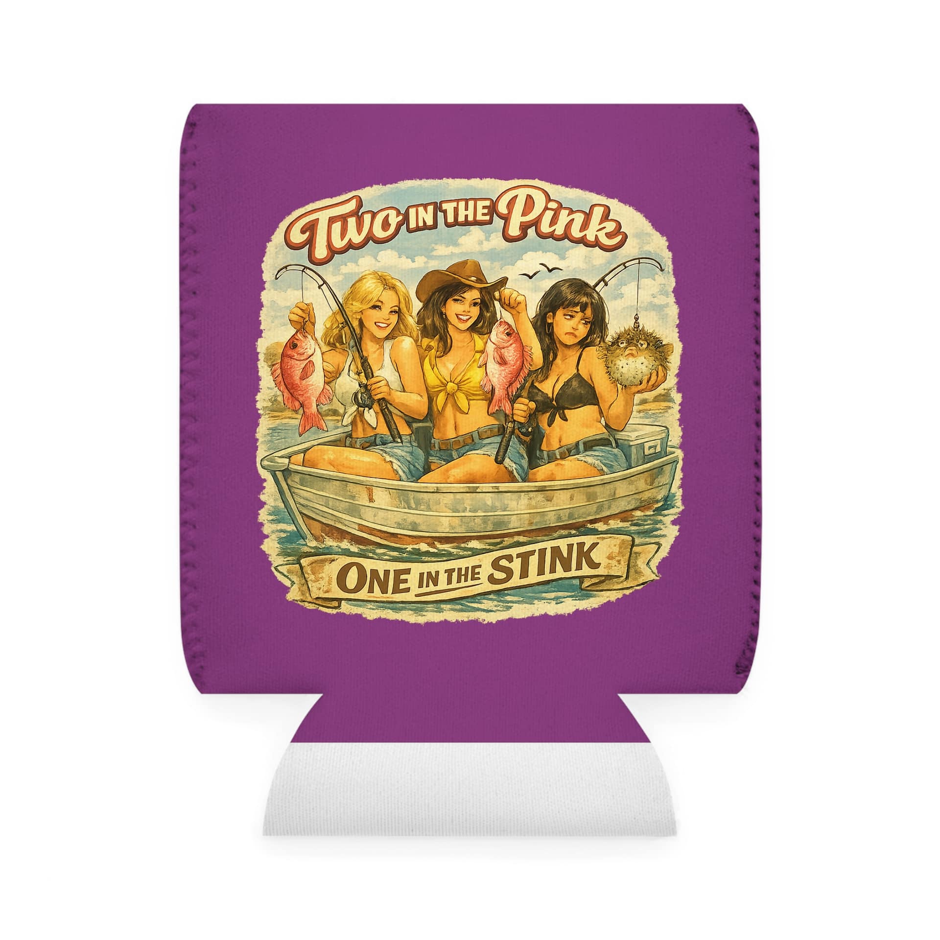 'Two in the Pink, One in the Stink' Stubby Holder