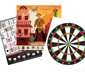 3 pack novelty archery face - build your own package!