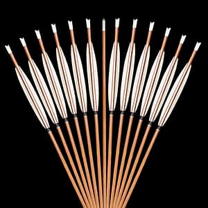 Traditional Qing Arrows. These 36 inch arrows are considered extra long carbon arrows
