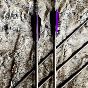 Shadowshafts – Black-Stained 5/16 Port Orford Cedar Arrows