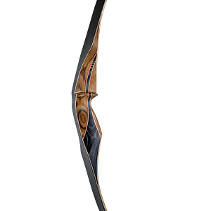 Exotic amazaque and black technowood riser with padouk and maple laminations.