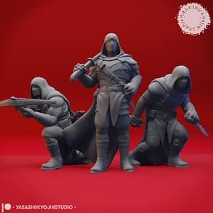 Bandit Miniature Set – Shadowy Rogues