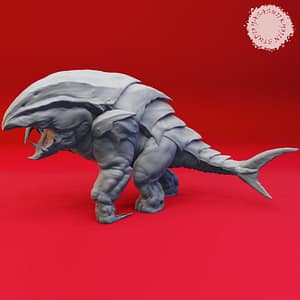 Bulette Miniature – Fearsome Land Shark for Your Table Games