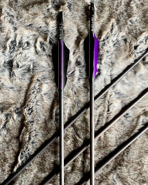 Shadowshafts - Black-Stained 5/16 Port Orford Cedar Arrows