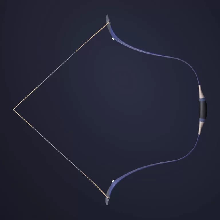 METBOW: Ottoman Turkish Bow - Blue