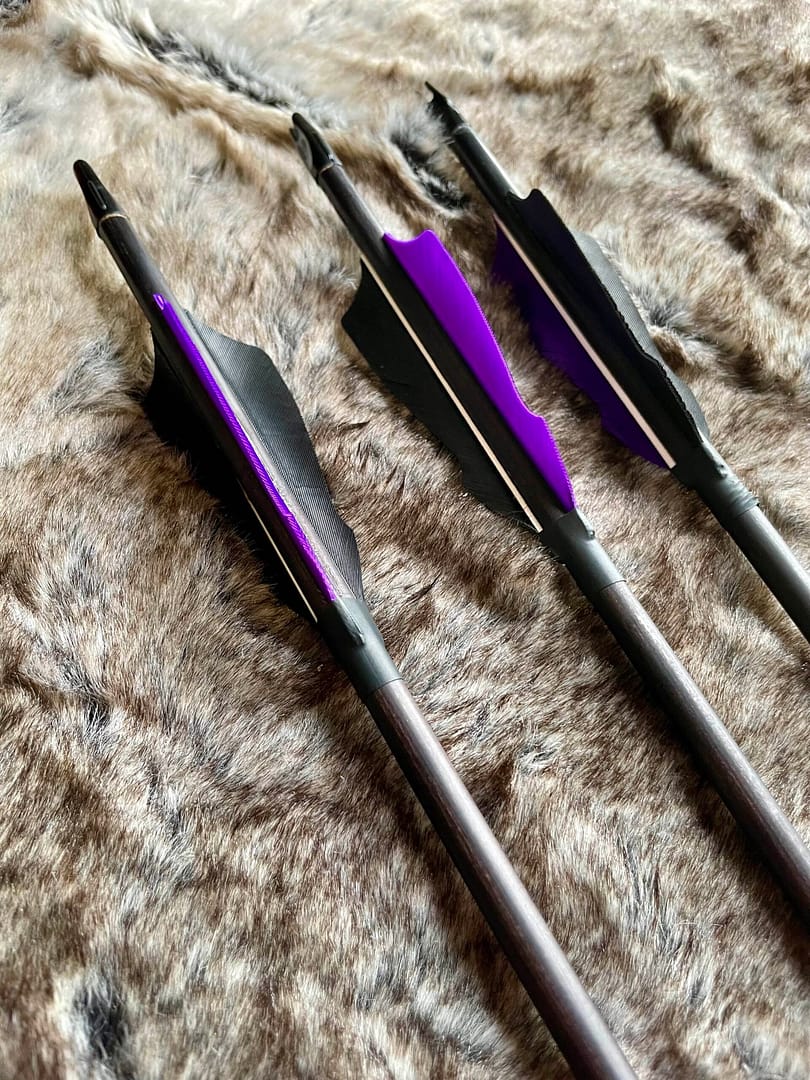 Shadowshafts – Black-Stained 11/32 Port Orford Cedar Arrows